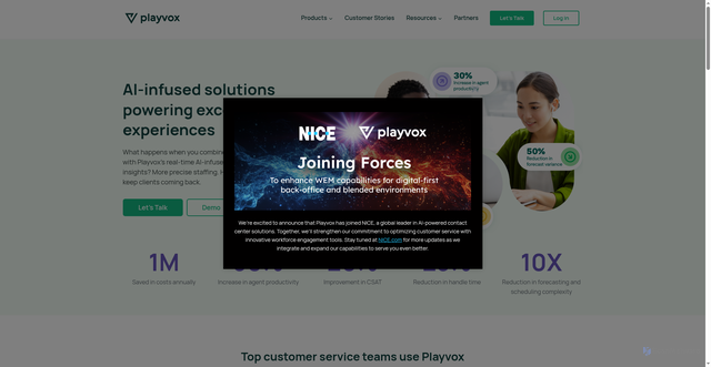 Security scan screenshot of https://playvox.com