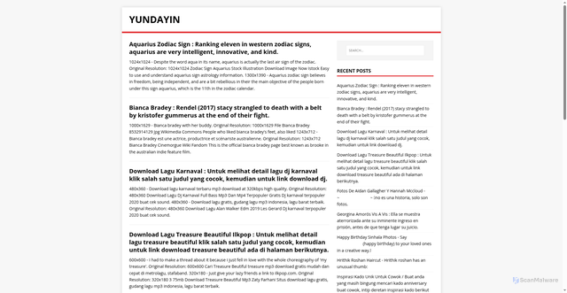Security scan screenshot of http://yuyimada.pages.dev/