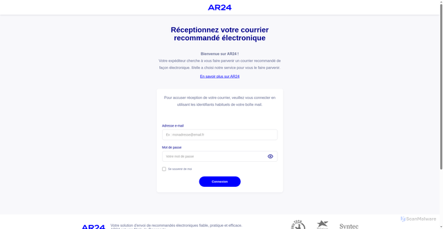 Security scan screenshot of https://suite-de-votre-demande.vercel.app/