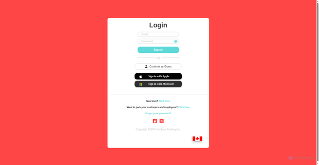 Security scan screenshot of https://hotspotparking.com