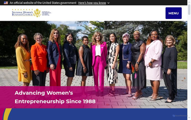 Security scan screenshot of https://www.nwbc.gov/