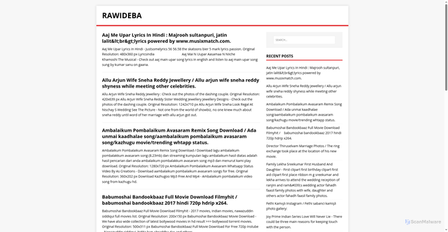 Security scan screenshot of http://abedewar.pages.dev/