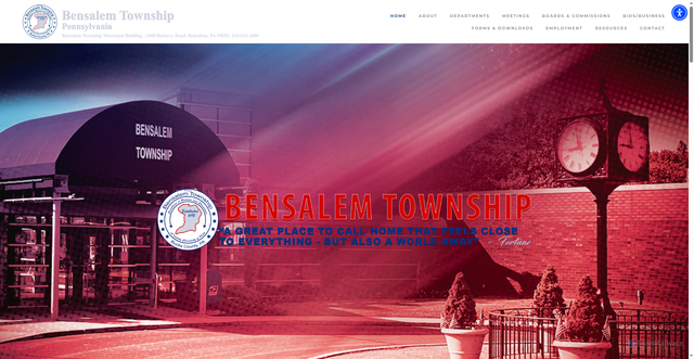 Security scan screenshot of https://www.bensalempa.gov/