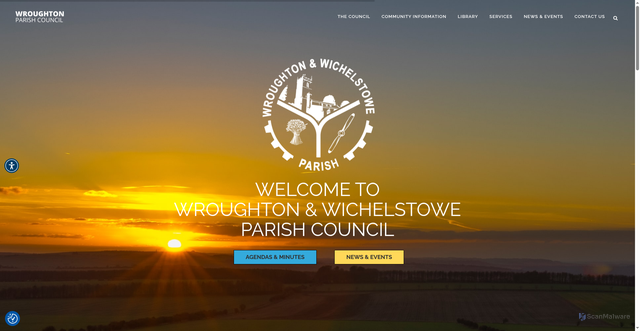 Security scan screenshot of http://www.wroughton.gov.uk