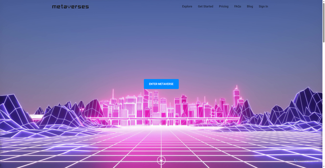 Security scan screenshot of https://www.metaverses.io/