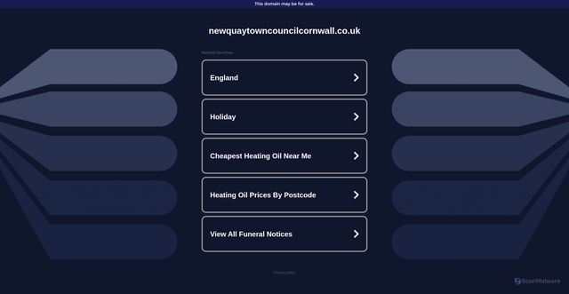 Security scan screenshot of http://ww17.newquaytowncouncilcornwall.co.uk/