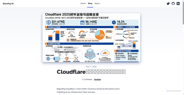 Security scan screenshot of https://astro-blog-rss.pages.dev/blog/2026-02-11-cloudflare%E4%B8%8B%E4%B8%80%E4%BB%A3%E4%BA%92%E8%81%94%E7%BD%91%E9%95%BF%E4%BB%80%E4%B9%88%E6%A0%B7%E5%AD%90-1bg4an?lang=en