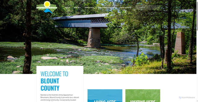 Security scan screenshot of https://blountcountyal.gov/
