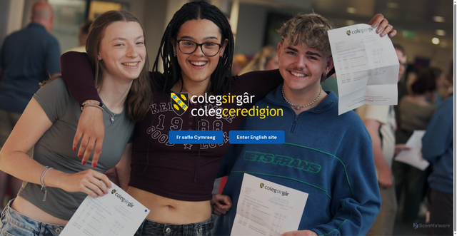 Security scan screenshot of https://www.csgcc.ac.uk/splash?destination=/node/33