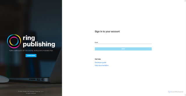 Security scan screenshot of https://aureus.ringpublishing.com