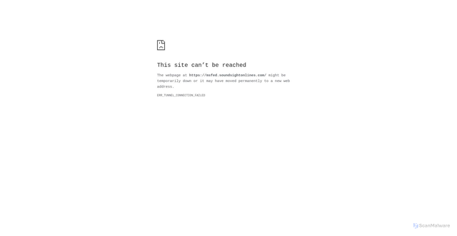 Security scan screenshot of https://msfed.soundsightonlines.com/