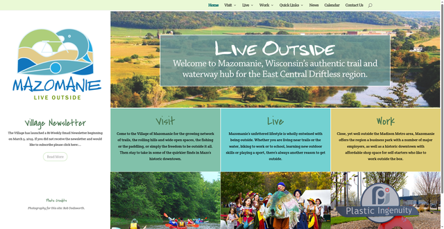 Security scan screenshot of https://www.villageofmazomaniewi.gov/