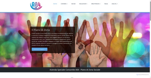 Security scan screenshot of https://www.ambitoa04.it/