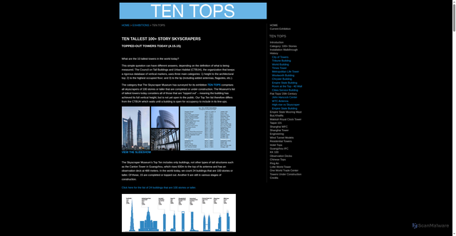 Security scan screenshot of https://old.skyscraper.org/EXHIBITIONS/TEN_TOPS/toppedout.php