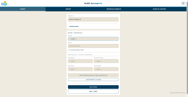Security scan screenshot of http://almpsurveyhub.netlify.app