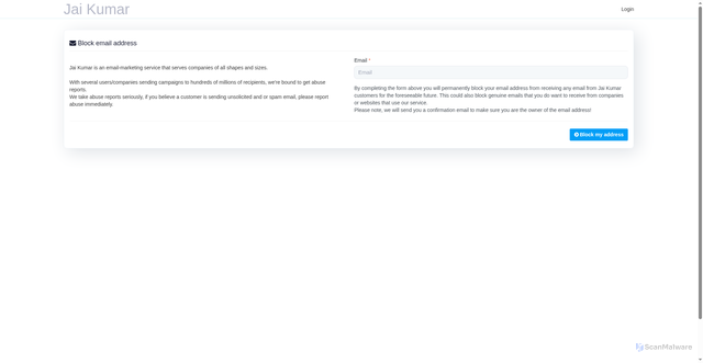 Security scan screenshot of https://credalix.info/index.php/lists/block-address