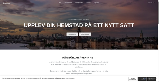 Security scan screenshot of https://cityspotting.se