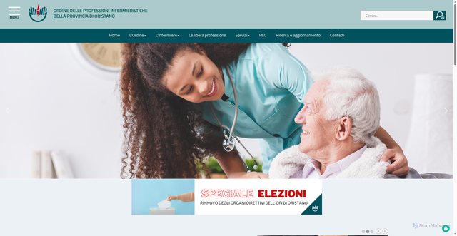 Security scan screenshot of https://www.opioristano.it/