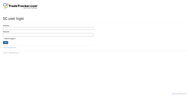 Security scan screenshot of https://sc.tradetracker.net/