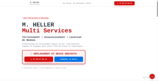 Security scan screenshot of https://heller-multi-services.fr/