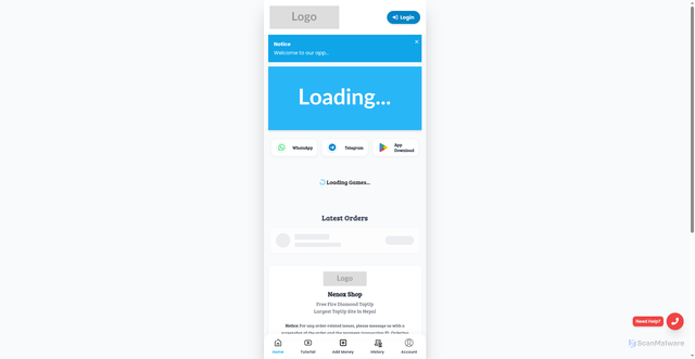 Security scan screenshot of https://dreamtopup-pneaqj2i59.edgeone.app/