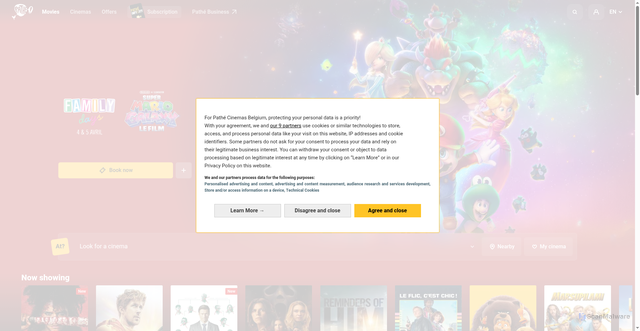 Security scan screenshot of https://pathe.be