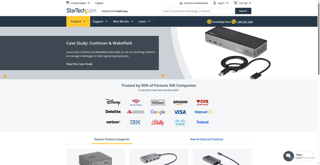 Security scan screenshot of https://www.startech.com