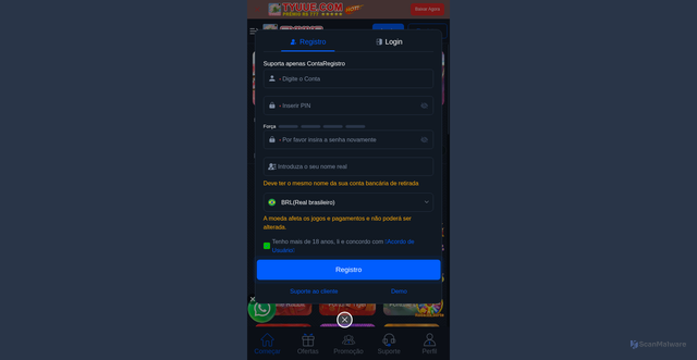 Security scan screenshot of https://uue-ty.com/