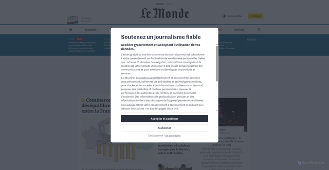 Security scan screenshot of https://consignes-lockerpickup.com/index