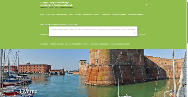 Security scan screenshot of https://www.agrotecnicipistoia.it/