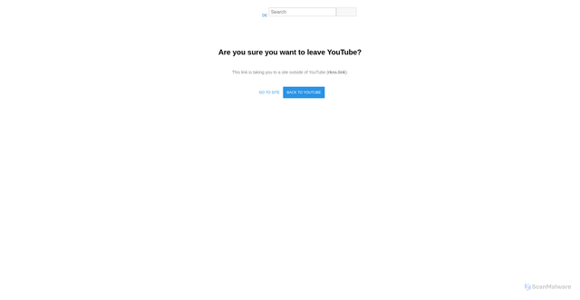 Security scan screenshot of https://www.youtube.com/redirect?event=backstage_event&redir_token=QUFFLUhqbVd5d1V6QjFzUzdoSC1aRGZybGI1ZzRra1p6UXxBQ3Jtc0treDhwMzRzVkFFbVU3WG1wMFBBZWpXQWZwWmw0NXNMT3JwRjJUMm5rdEN2VGJJb0hid0FhaWp5aDJGTjBhSlJqNGF5STQxdkgwZ0ttX3ZfYlU0LUtqaVBQNmlZSE5fX1AtTHVvNnlCWFBMM3hmWnE0aw&q=https%3A%2F%2Frkns.link%2Flc3eb