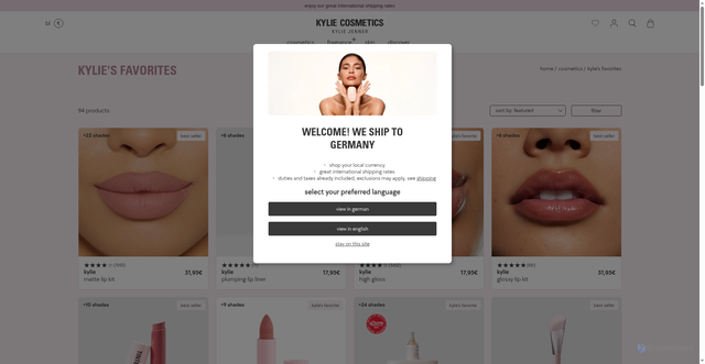 Security scan screenshot of https://6879997online.top/collections/kylies-26-favorites