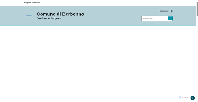 Security scan screenshot of https://www.comune.berbenno.bg.it/hh/index.php