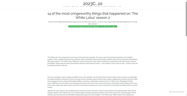 Security scan screenshot of https://pikselmotionline-dpiuf3ygir9m.edgeone.app/14-of-the-most-cringeworthy-things-that-happened-on-the-white-lotus-season-2.html