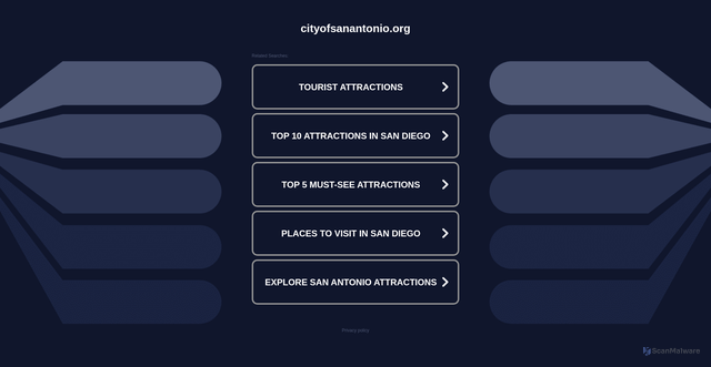 Security scan screenshot of https://cityofsanantonio.org/