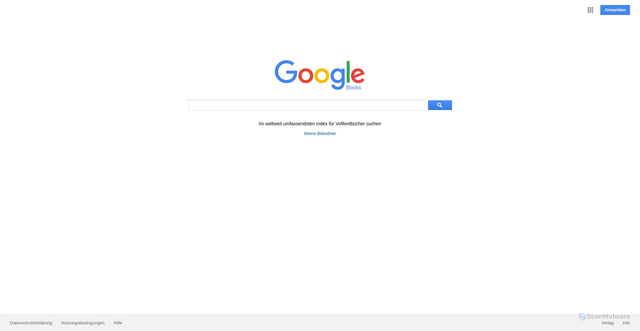 Security scan screenshot of https://books.google.de