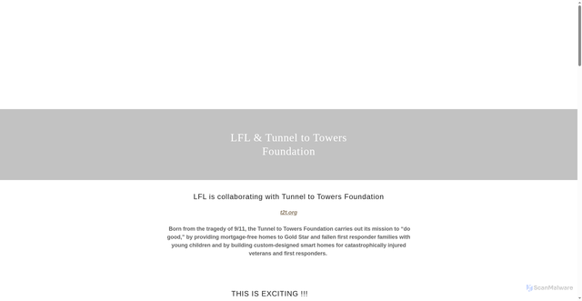 Security scan screenshot of https://ladiesforlibertynj.org/tunnel-to-towers
