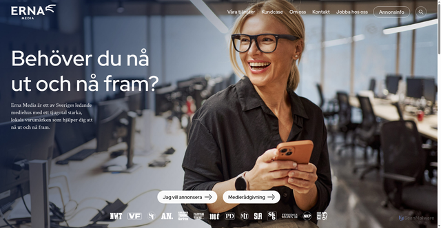 Security scan screenshot of https://www.nwtmedia.se/