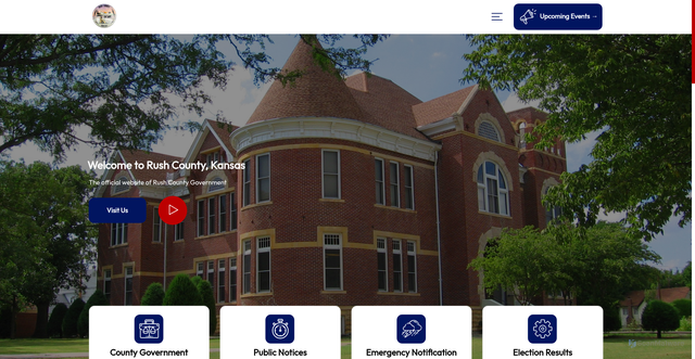 Security scan screenshot of https://rushcountykansas.org/