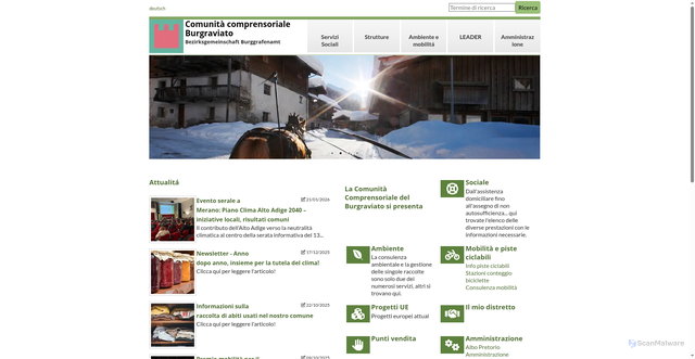 Security scan screenshot of https://www.bzgbga.it/it