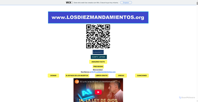 Security scan screenshot of http://adventistecumenism.com/