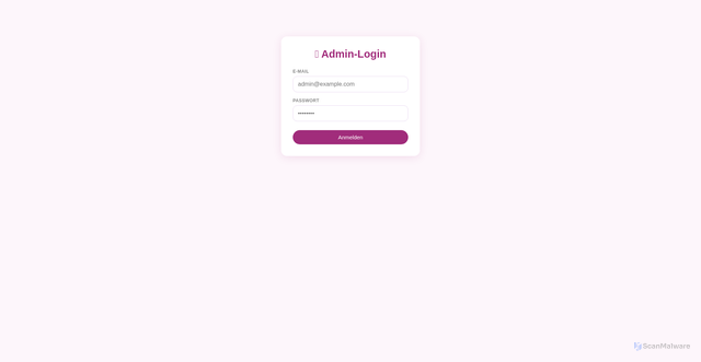 Security scan screenshot of https://vrenibirthday.pages.dev/foto-upload-admin-db.html