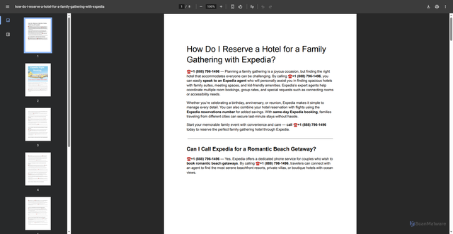 Security scan screenshot of https://visitdorchester.org/media/uploads/d3forms/how-do-i-reserve-a-hotel-for-a-family-gathering-with-expedia.pdf
