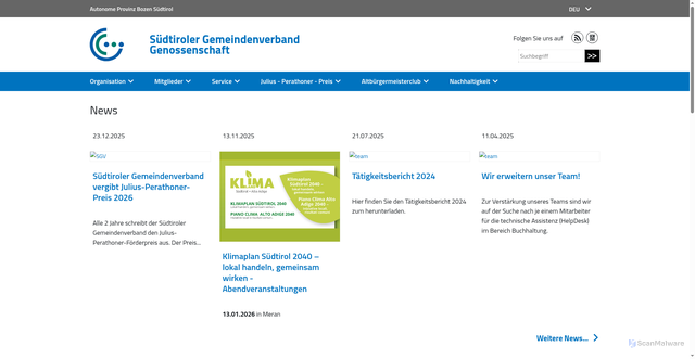 Security scan screenshot of https://www.gvcc.net/de