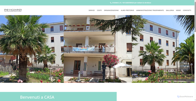 Security scan screenshot of https://www.ipabvagliasindi.com/
