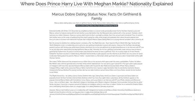 Security scan screenshot of https://lockhartfusionfave-z2a996r3c9.edgeone.app/13111-marcus-dobre-dating-status-now-facts-on-girlfriend-family.html