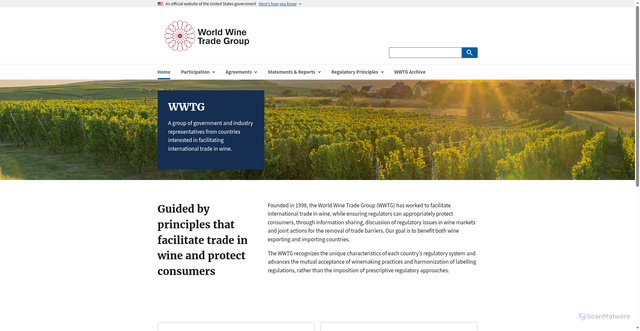 Security scan screenshot of https://www.wwtg.gov/