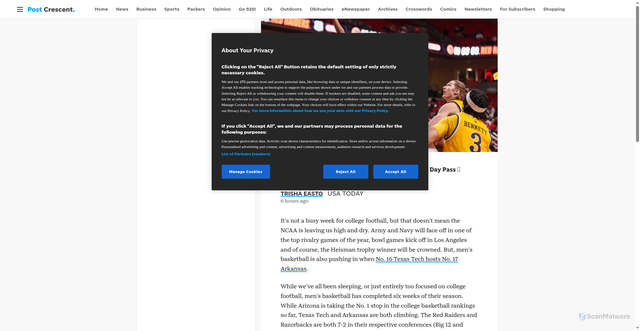 Security scan screenshot of https://www.postcrescent.com/story/shopping/2025/12/13/how-to-watch-texas-tech-vs-arkansas-college-basketball-on-sling/87738325007/