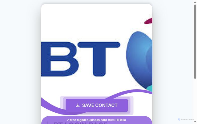 Security scan screenshot of https://hihello.com/p/212b87ca-9f6b-436d-ad1f-5e6ad85869d7