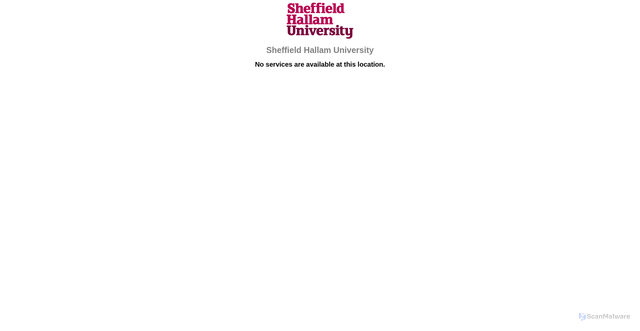 Security scan screenshot of https://idp.shu.ac.uk